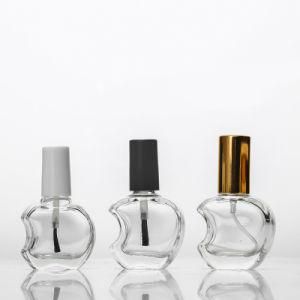 Clear 10ml Cylinder High Quality Empty Nail Polish Glass Bottle with Brush