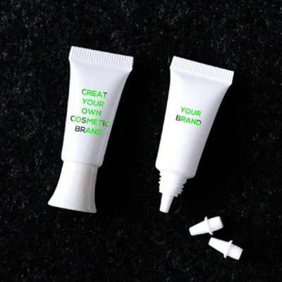 Cosmetic White Hand Cream Tubes Plastic Tube Packaging Squeeze Tube with Silvery