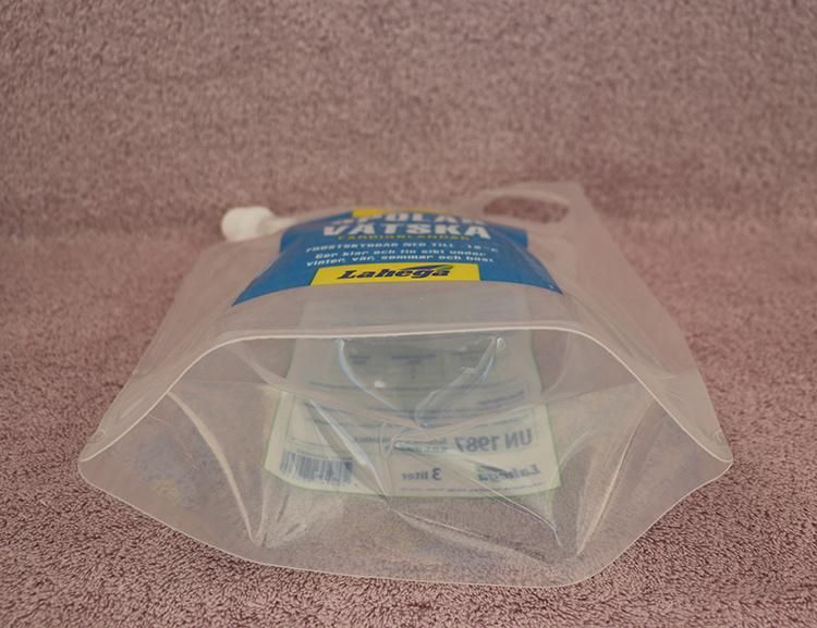 Stand up Packaging Handle Liquid Refill Bags with Spout for Windshield Washer Fluid