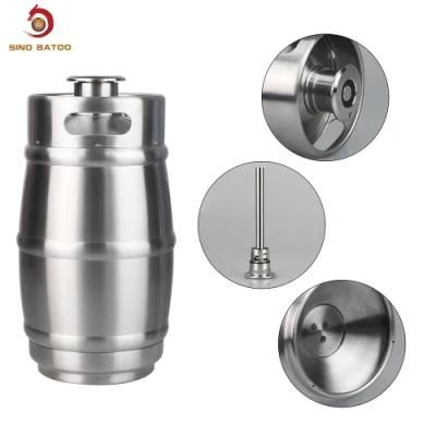 Metal Stainless Steel Bottle Mini Beer Dispenser Kegs Keg 5L