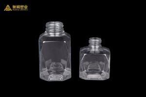 Pet Special-Shaped Bottle Plastic Transparent Sub-Bottling Trial Bottling with Plastic Cover
