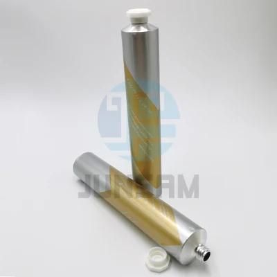 Empty Aluminum Collapsible Tube for Cosmetic Hand Cream Packaging with Open Orifice