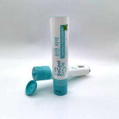 Customized Design Aluminum Plastic Cosmetic Empty Tube Toothpaste Packaging Tube