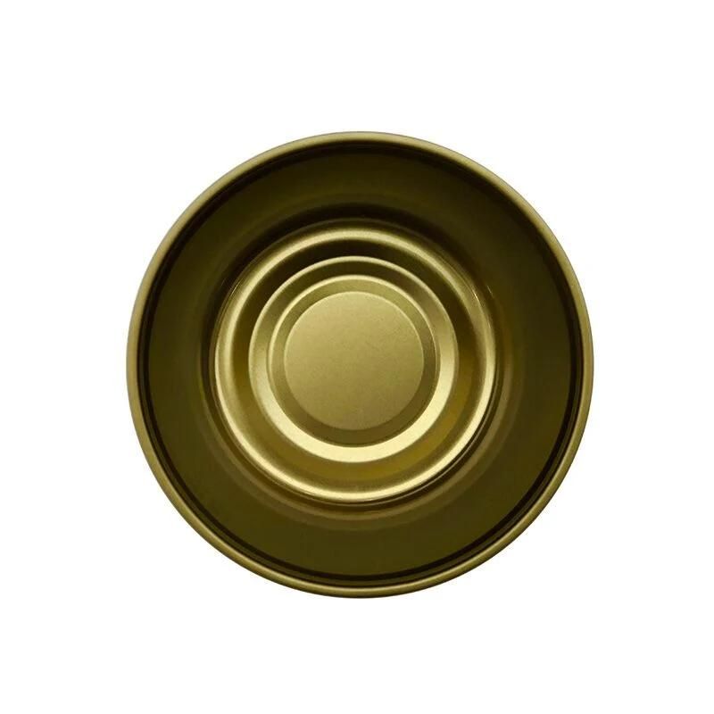 Bowl Shaped Round Empty Tin Can