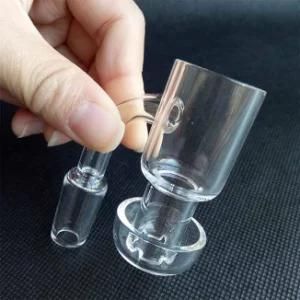 Hotsale New Style 14mm Male Round Bottom Quartz Banger with Beveled Edge DAB Bangers and Quartz Nails