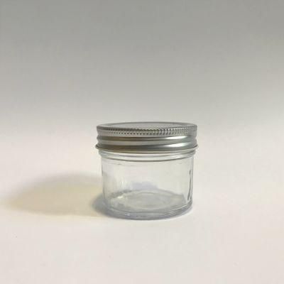 4oz Mini Size Smooth Surface Glass Wide Mouth Mason Jam Jelly Jar with Tin Lid