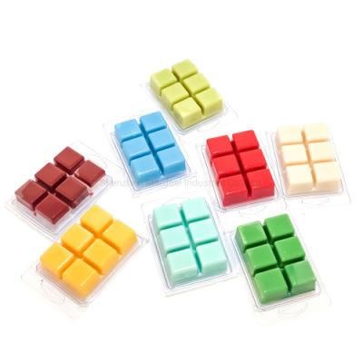6 Cavity Clear Pet Plastic Candle Melt Wax Clamshell Mold