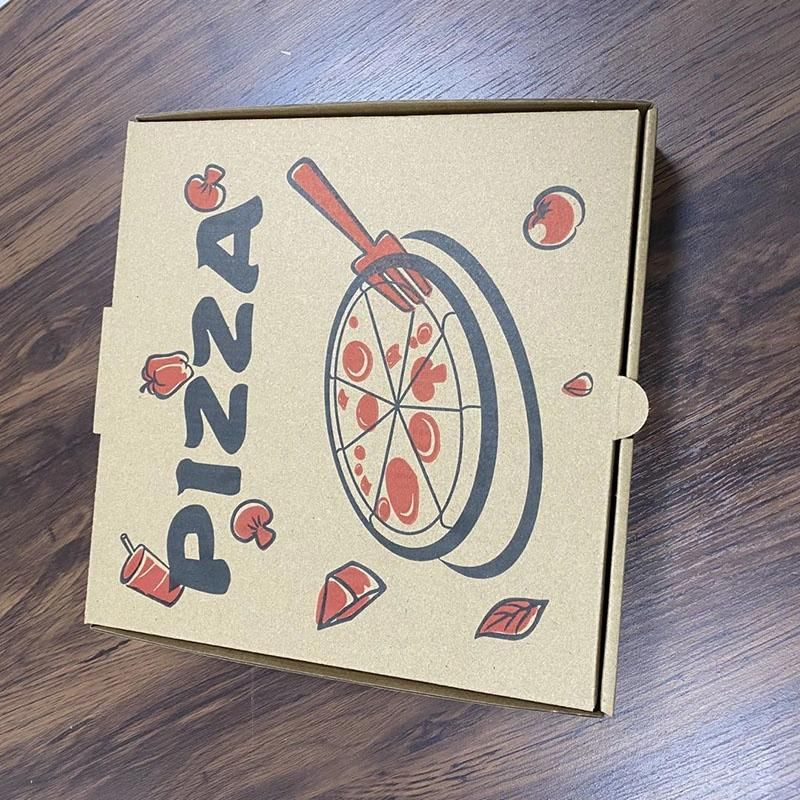 Factory Direct Sale Custom Paper Box Pizza Boxes with Logo, Pizza Box 12 Inch with Prefer Price