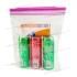 BPA Free LDPE Leakproof Waterproof Reusable Double Zipper Custom Plastic Packaging Zip Lock Bag