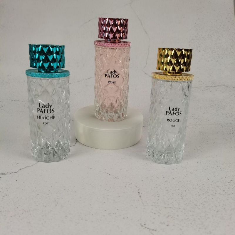 Custom Made Fashion Empty Smooth Spray Glass Perfume Bottles 85ml