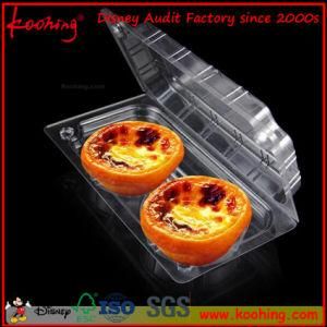 Transparent Plastic Pet Fruit/Cake and Vegetable Supermarket Packaging Blister and Box (KH-007YL)