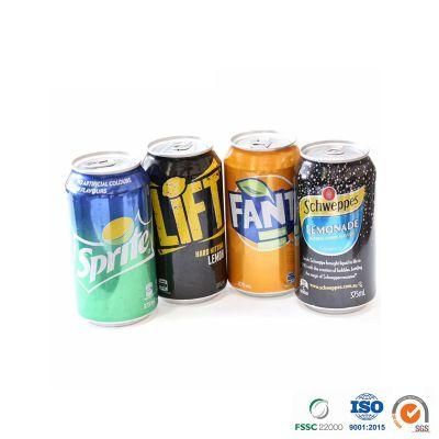 Easy Opened Juice Customized Printed or Blank Epoxy or Bpani Lining Standard 330ml Aluminum Can