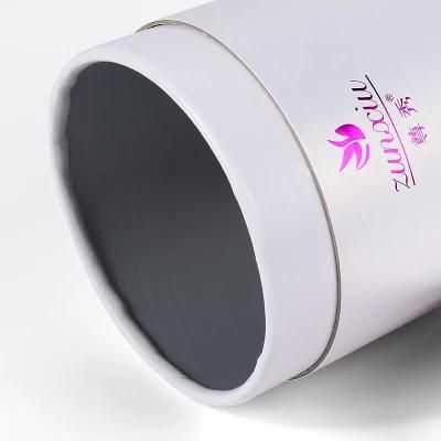 Wholesale Hot Stamping Beauty Cosmetic Cylinder Paper Box Essential Oil Tube Packaging