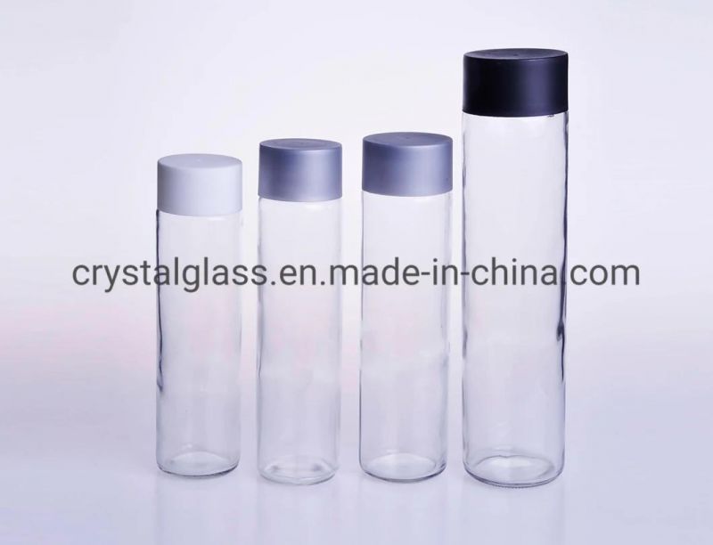 Customize Printing Mineral Water Glass Bottle with Plastic Cap 40cl 50cl 80cl
