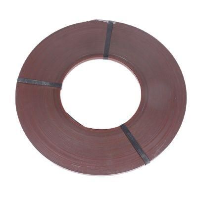 Brown Painted Iron Packing Belt Painted Galvanized Packing Belt Steel Belt