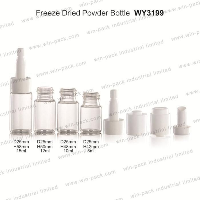 8ml 10ml 12ml 15ml Freeze Dried Powder Cosmetic Glass Bottle with Screw Cap