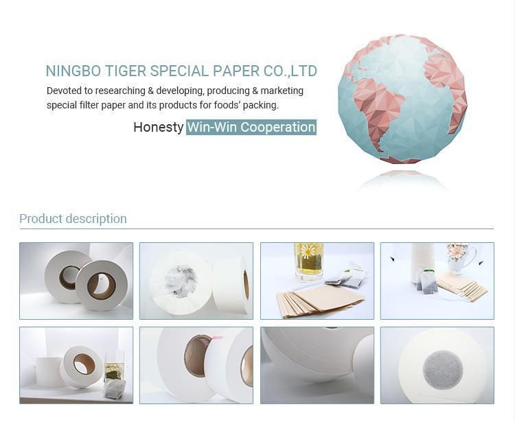 Wood Pulp Food Grade Heat Seal Filter Paper for Tea Bag