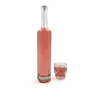 Wholesale Most Popular Burgundy Bottle Red Wine Glass Bottle 750 Ml Wine Glass Bottle with Nature Cork