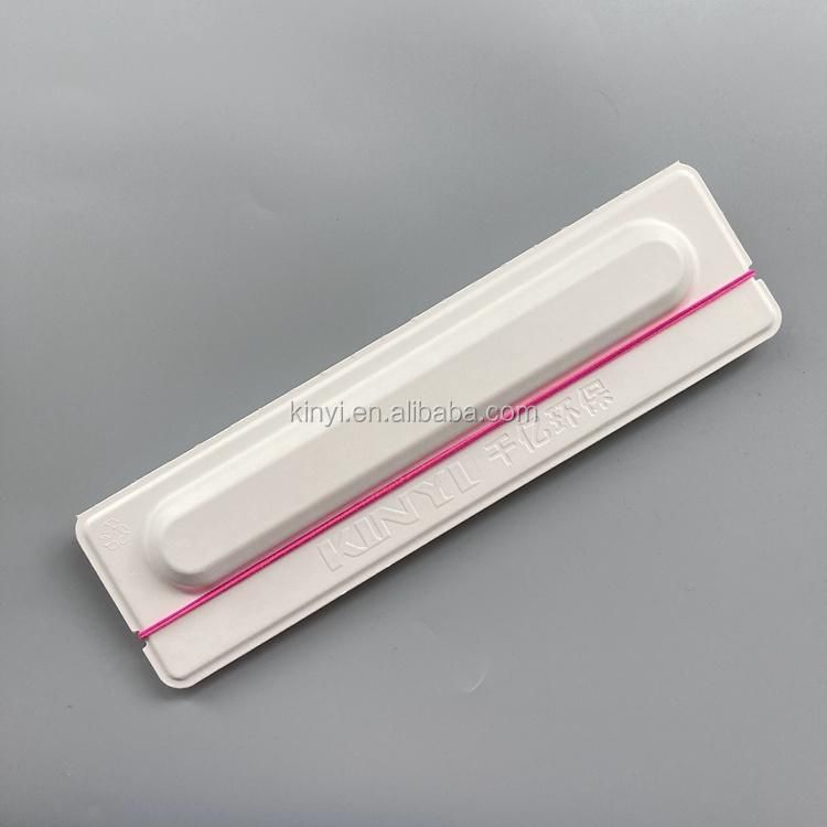 Biodegradable Pulp Paper Molded Custom Toothbrush Packaging Box