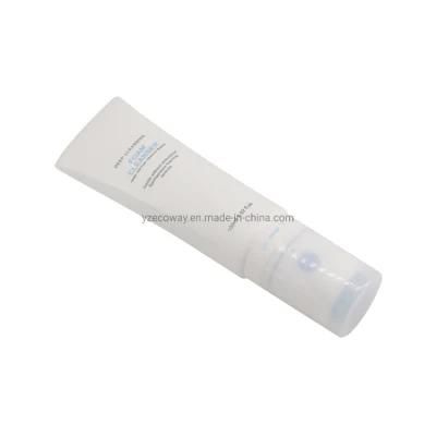 100ml Silicone Brush Head Squeeze Facial Cleanser Tube Custom Cosmetic Packaging