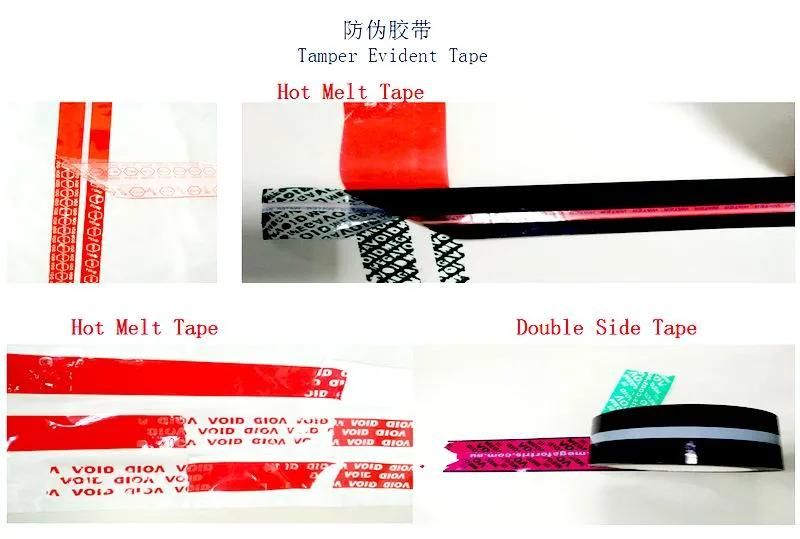 Total/Partial/Non Tranfer Tamper Evident Void Security Tape Packing Tape