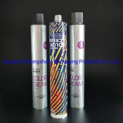 Collapsible Offset Printing Aluminum Empty Ointment Tube Cosmetic Packaging with Phenolic