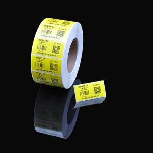 High Quality Custom Logo Printed Adhesive Round Stickers Label, Waterproof Paper Qr Code Label Sticker