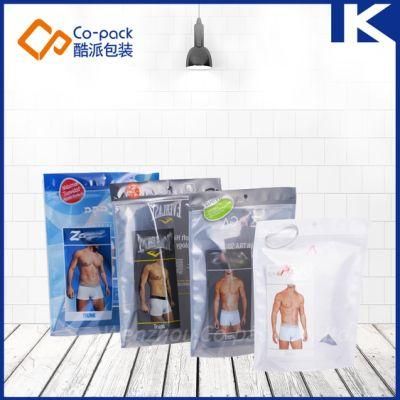Custom Printed Men&prime;s Underwear/ Underpants/ Boxer Briefs Clothing Packaging Bag
