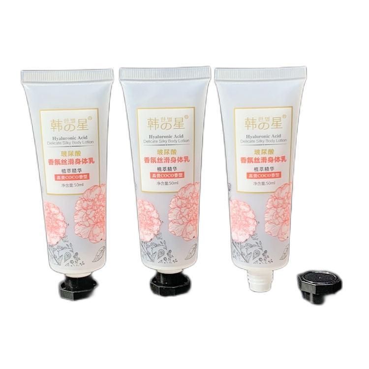 Custom Soft PE Squeeze Tube Packaging with Flip Top Lid for Hand Cream Cosmetic