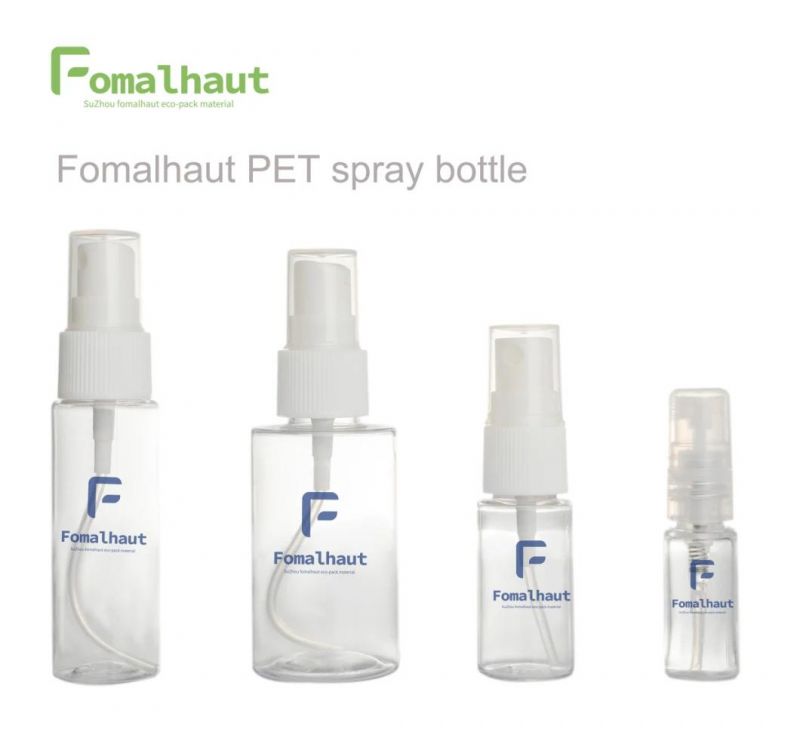 Empty Spray Pet Plastic Bottle for Sanitizer Liquid Mist Bottle