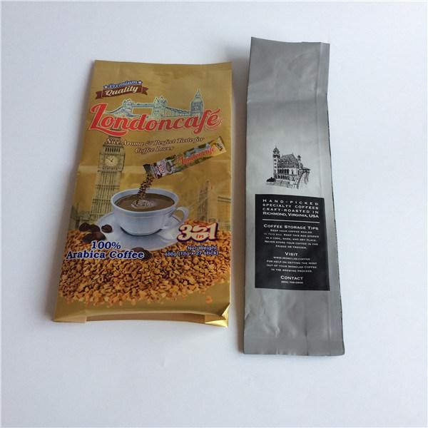 Wholesale Custom Printed Moisture Proof Compound Bags Stand up Pouch Coffee Bags Plastic Food Packaging Bags
