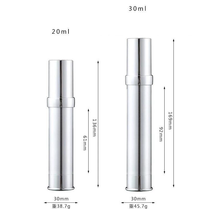 Luxury 5ml 10ml 15ml 20ml 30ml Mini Atomizer White Gold Pet Head Glass Plastic Perfume Mini Lotion Water Packaging Cosmetic Pump Mist Airless Spray Bottle