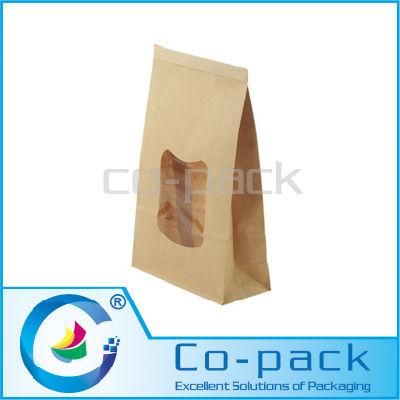 Paper Bag with Window for Food Packaging