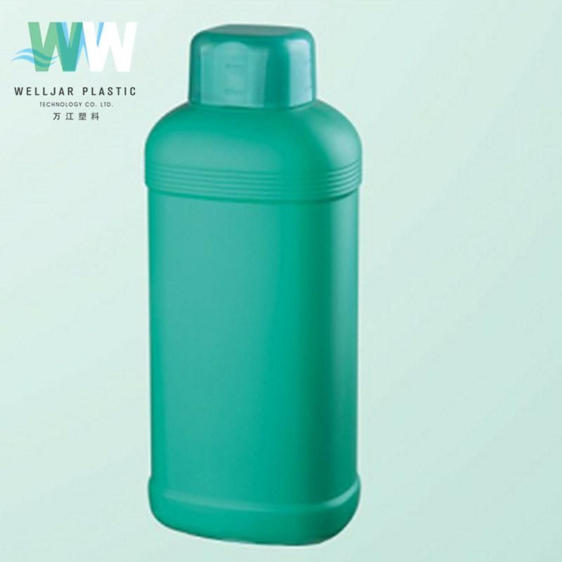 2000ml PE Shaped Plastic Bottle for Powder with Screw Cap