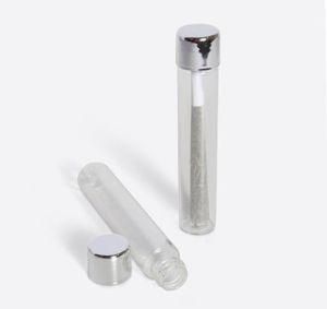 115mm Glass Pre-Roll Tubes with Child-Resistant Silver Cap