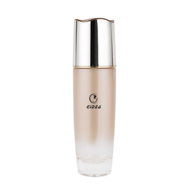 40ml 100ml 120ml Gold Glass Cosmetic Lotion Pump Bottle