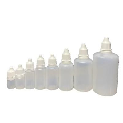 3ml 5ml 10ml 15ml 20ml 30ml Best Quality Plastic E-Liquid Bottles Eye Drops Bottles with Screw Cap