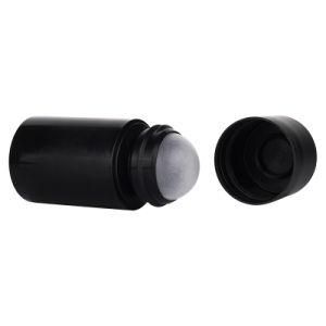 90ml Black White Empty Round Roller Ball Bottle Plastic Roll on Bottles