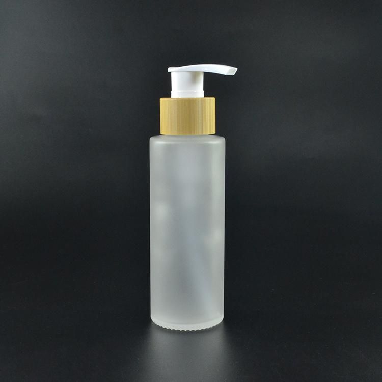 Wholesales Perfume Essential Oil 30ml 50ml 100ml 120ml 150ml Frosted Glass Cosmetic Bottle with Bamboo Spray or Pump Cap