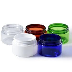 100g 150g 3 Oz 5 Oz Clear Pet Plastic Jar Cosmetic Skin Care Packing Jar
