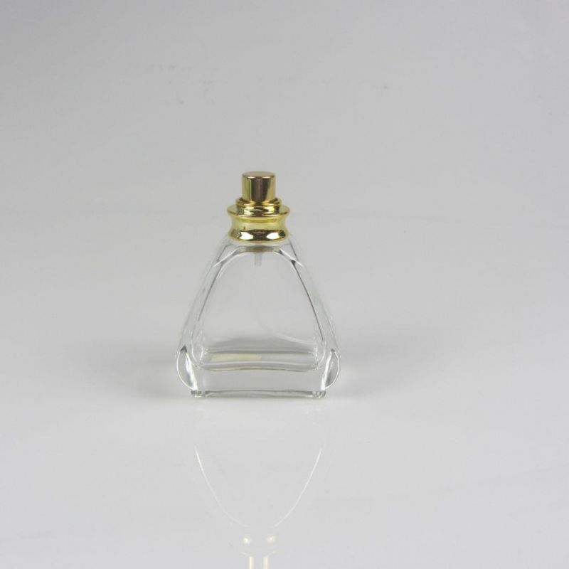 Custom Classic Refill Decant Perfume Flat Glass Bottles 50ml