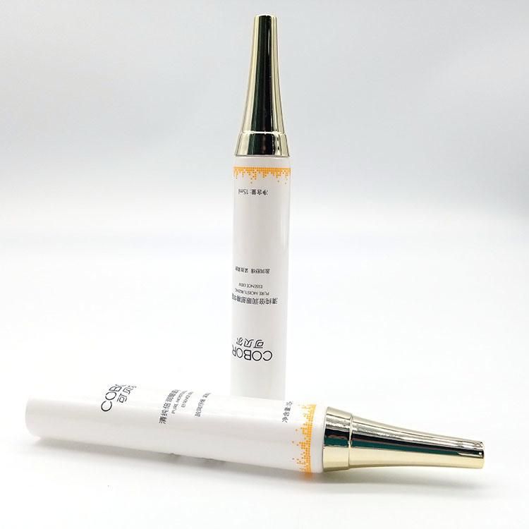 Cosmetics Cream Lotion Eye Cream Plastic Tube with Golden Cap