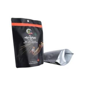 Custom Logo Printing Packaging Soft Loop Plastic Bag Tea Coffee Snack Packaging Bag