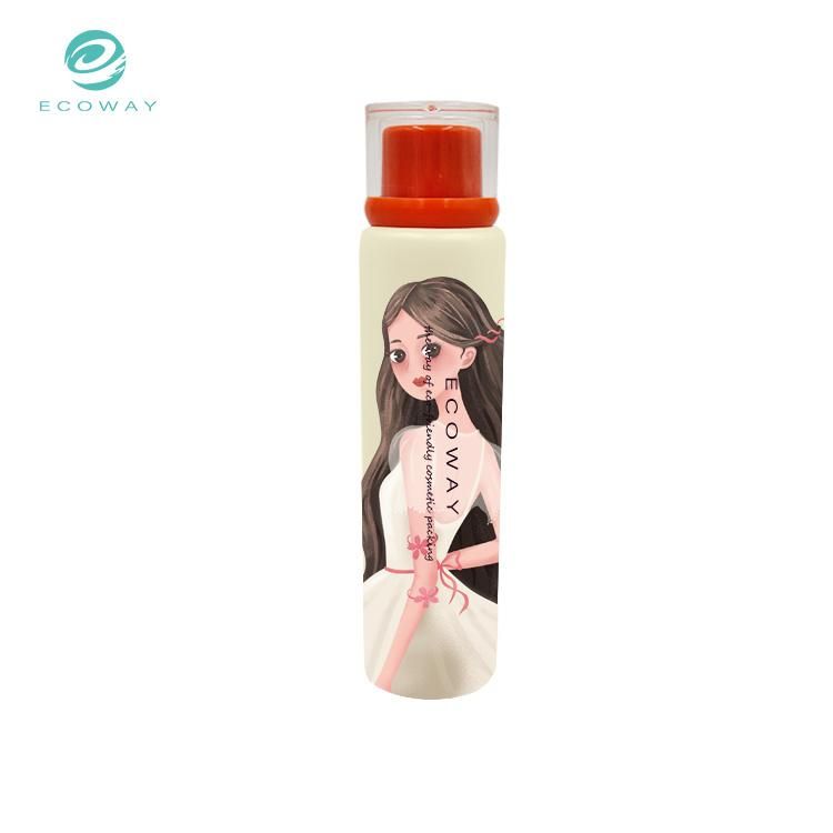 Hot Selling 40ml PE Acrylic Double Cover with Black and White Hotel Supplies Tube