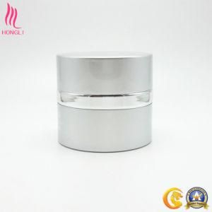 Aluminium Simple Design Cream Jar with Cap