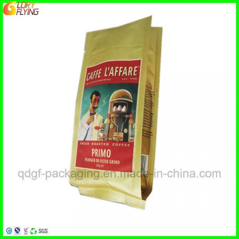 China Gold Supplier with Producing Side Gusset Coffee Packaging Bag/Food Bag