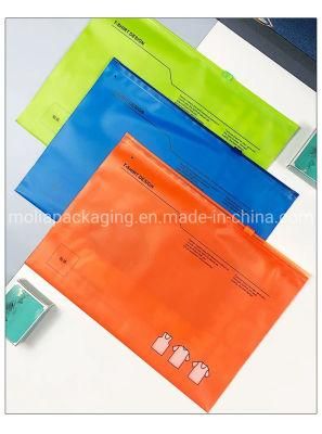 Custom Matte PE Zip Lock Bag, T Shirt Swimwear Clothing Zip Lock Bags with Own Logo Slider Bag