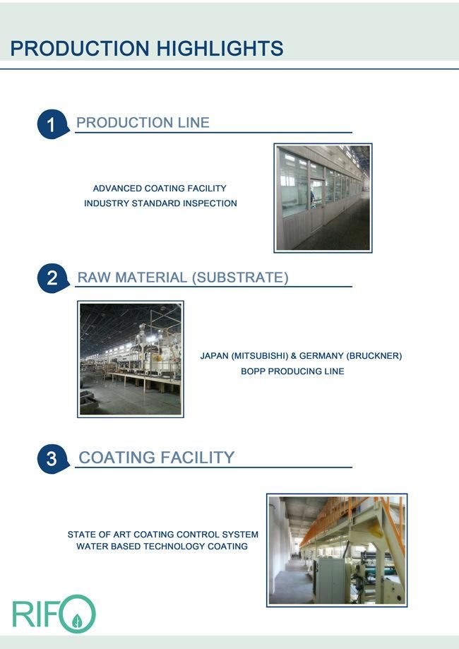 High Quality Double Coating Labels Available PE Synthetic Paper