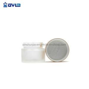 Cosmetic Packaging Frosted Glass Cream Jar with Lid