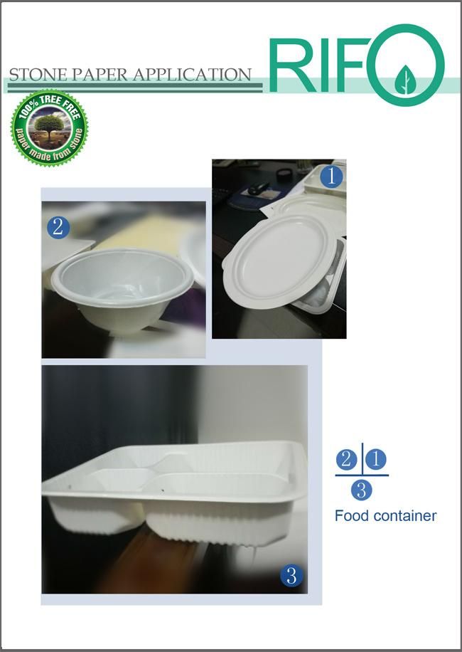 HDPE Rock Mixed Synthetic Paper for Labels & Food Containers